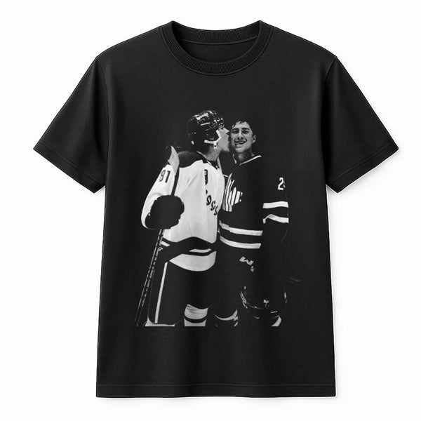 Heated Rivalry Hockey T-Shirt | Shane and Ilya Graphic Tee | Premium Cotton Fan Apparel | Gift for Book Lovers and Sports Dra