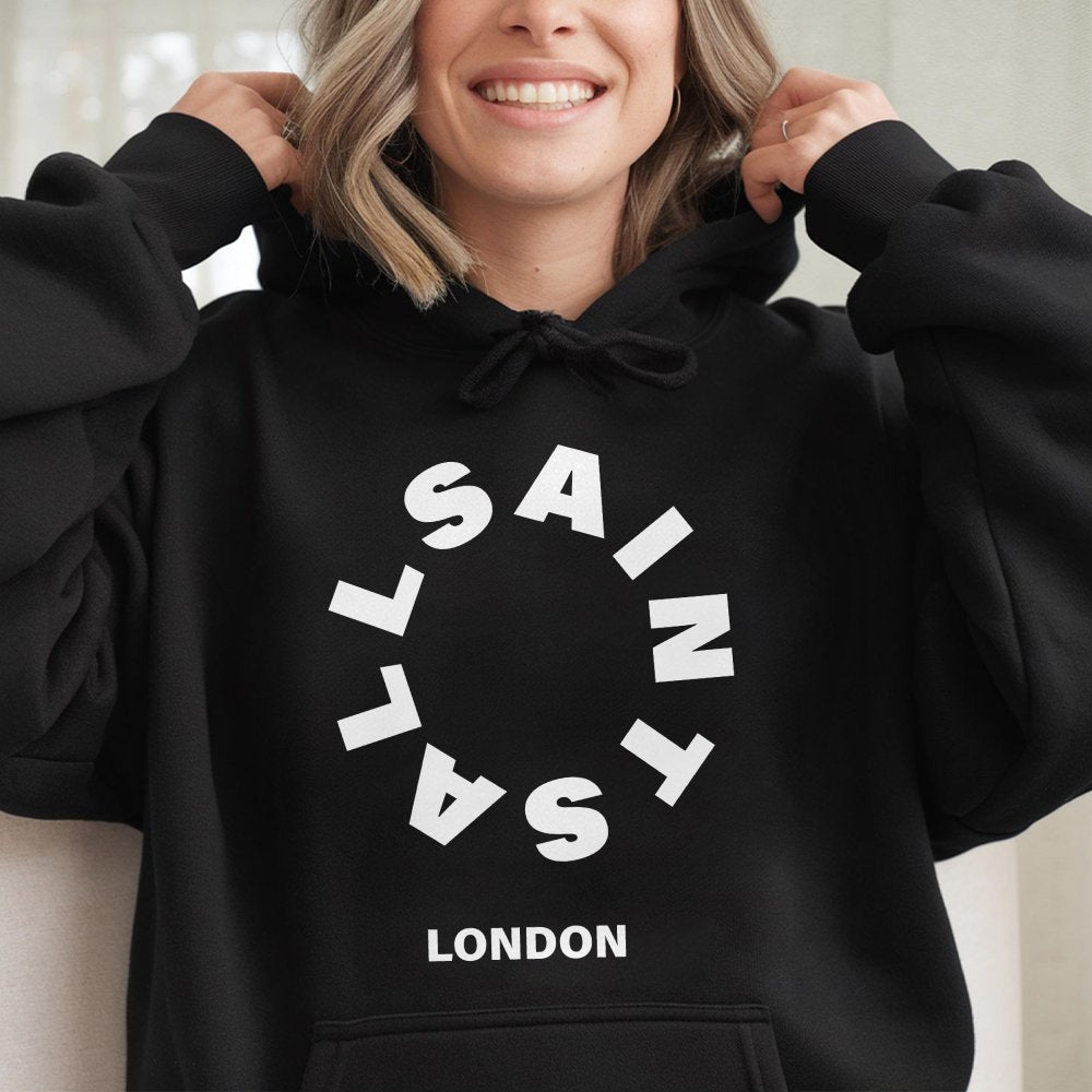 Graphic Hoodie Unisex | Circular Logo Streetwear Print | Premium Cotton-Poly Blend | Comfortable Pullover for Men and Women