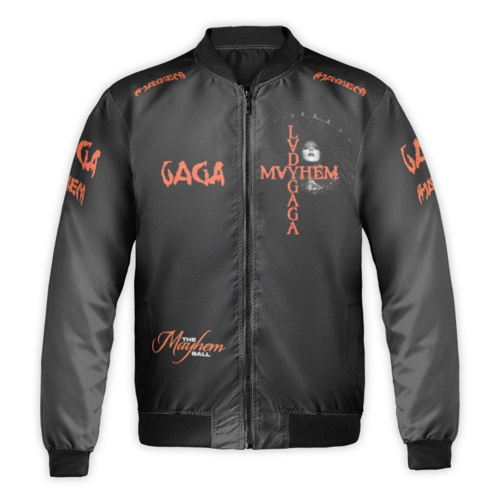 Lady Gaga Bomber Jacket | The Mayhem Ball 2025 Tour Apparel | Premium Unisex Streetwear | Pop Music Fan Gift & Concert Outfit