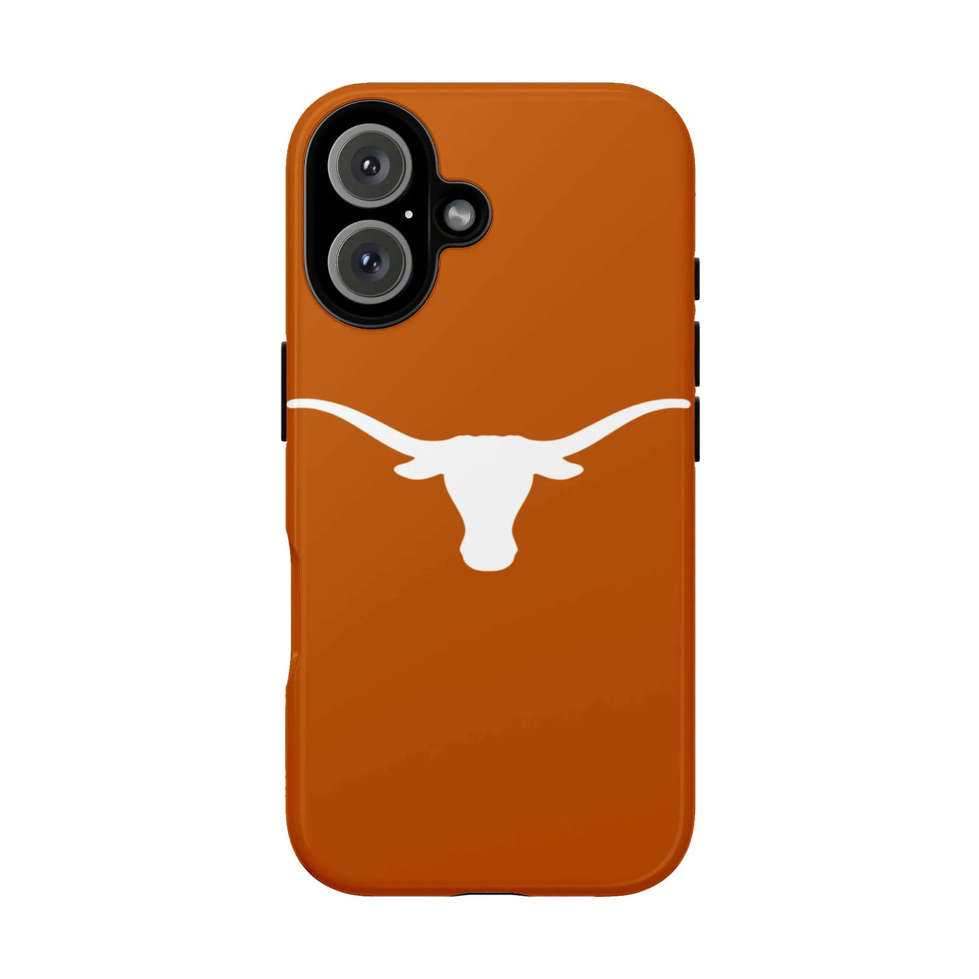 Texas Longhorns iPhone Case | UT Austin Steer Logo Phone Cover | Tough Dual-Layer Protection | College Football Fan Gift for 