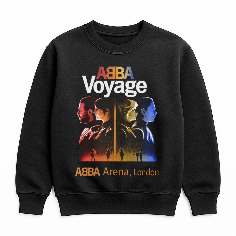 ABBA Voyage Sweatshirt | Retro Concert Graphic Tour Print | Premium Cotton Blend Crewneck | Gift For Music Lover & Concert Fa