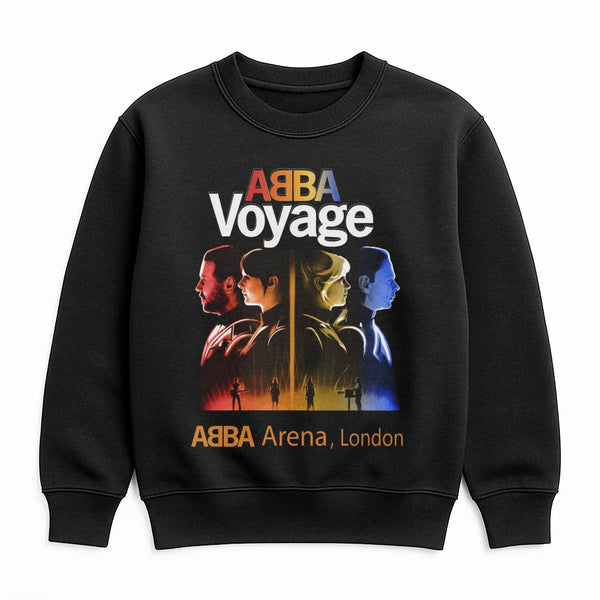 ABBA Voyage Sweatshirt | Retro Concert Graphic Tour Print | Premium Cotton Blend Crewneck | Gift For Music Lover & Concert Fa