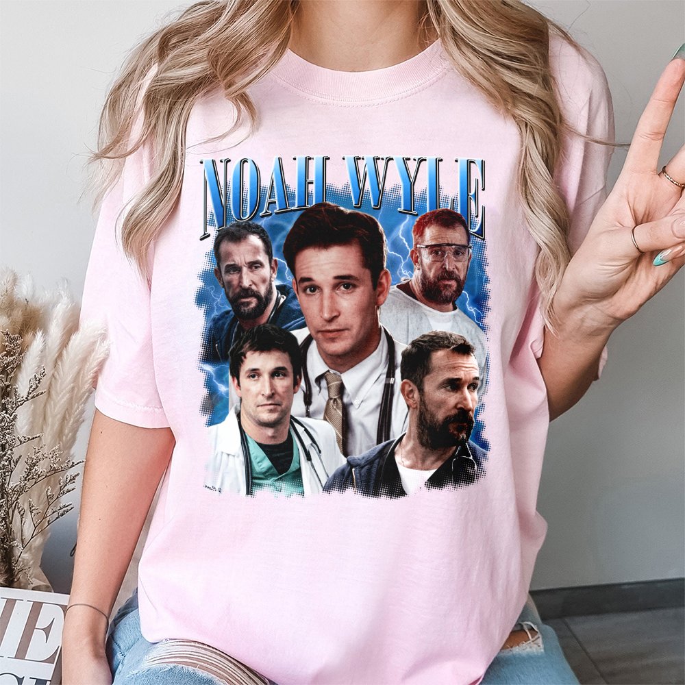 Noah Wyle T-Shirt | 90s Vintage Aesthetic Graphic Print | Premium Soft Cotton Tee | Retro TV Series Fan Gift for Adults