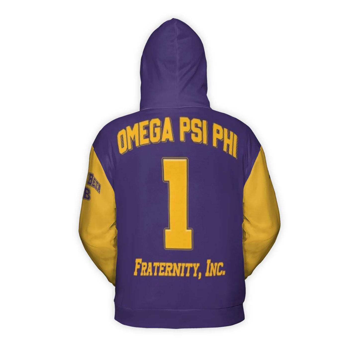 Omega Psi Phi 3D Hoodie | Premium Greek Letter Apparel | Soft Brushed Fleece Fabric | Fraternity Gear for Men and Women