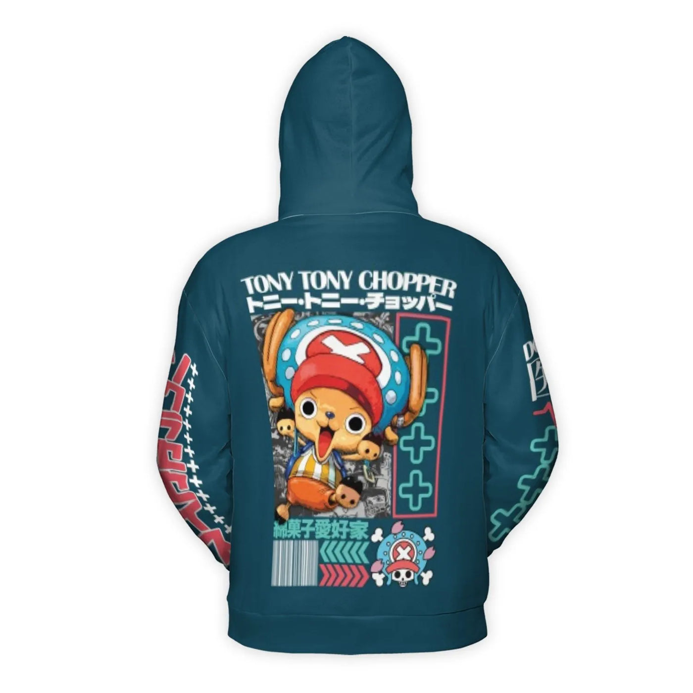 Tony Tony Chopper Anime Hoodie | One Piece Graphic Streetwear | Premium Polyester Brushed Fleece | Gift for Manga Lovers Unis