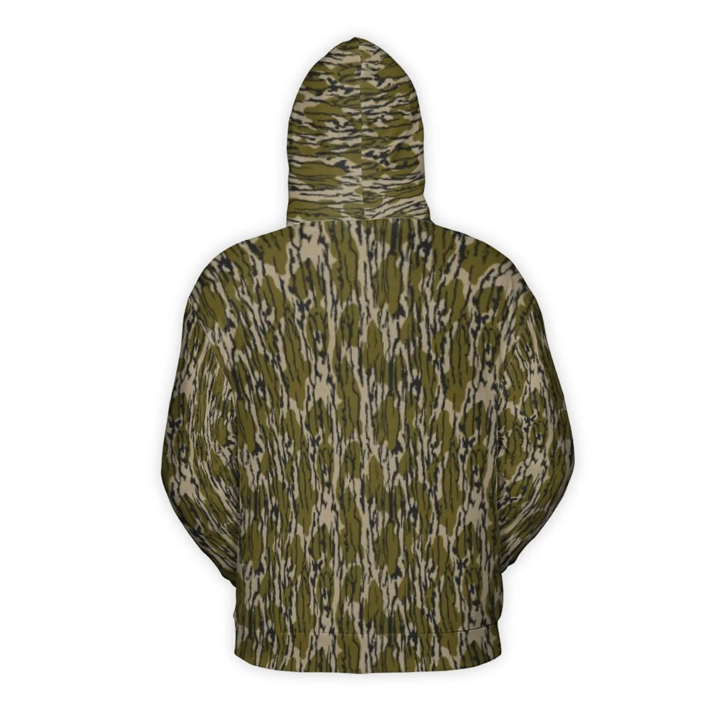 Mathews Camo 3D Hoodie | Tree Bark Hunting Pattern Sweatshirt | Premium Polyester Brushed Fleece | Gift for Archers and Outdo
