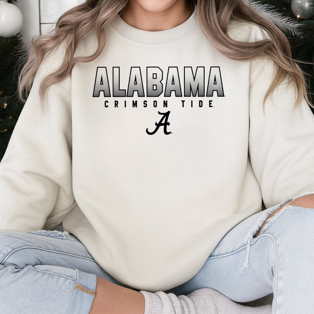 Alabama Crimson Tide Sweatshirt | Vintage College Football Graphic | Premium Cotton Blend Crewneck | Gift for Alumni & Sports