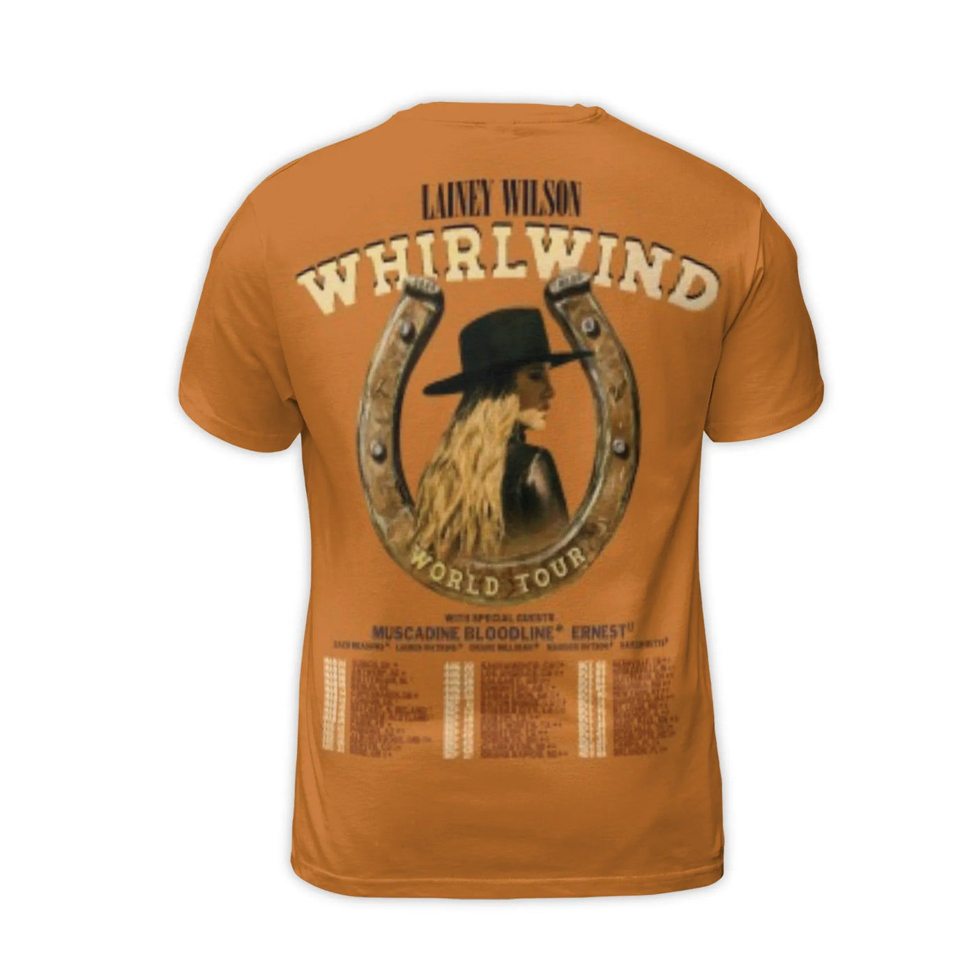 Lainey Wilson Whirlwind T-Shirt | Country Music World Tour Graphic Tee | Premium Polyester Blend | Fan Apparel Gift for Count