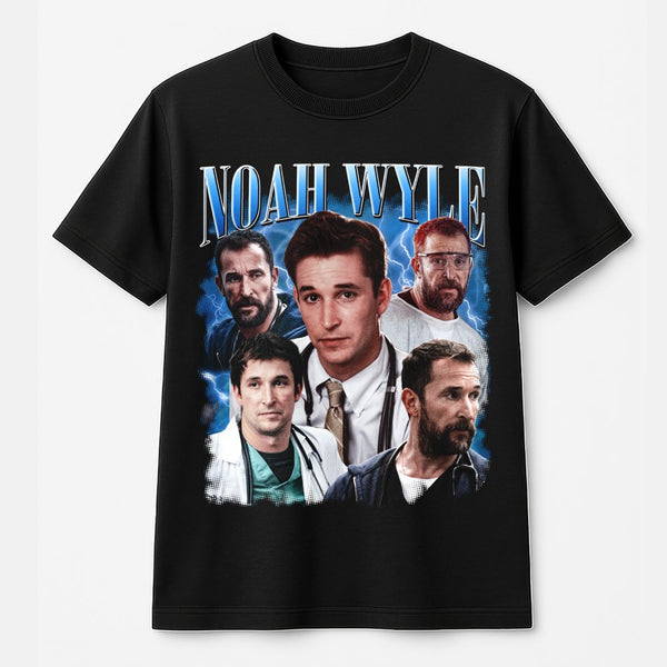Noah Wyle T-Shirt | 90s Vintage Aesthetic Graphic Print | Premium Soft Cotton Tee | Retro TV Series Fan Gift for Adults