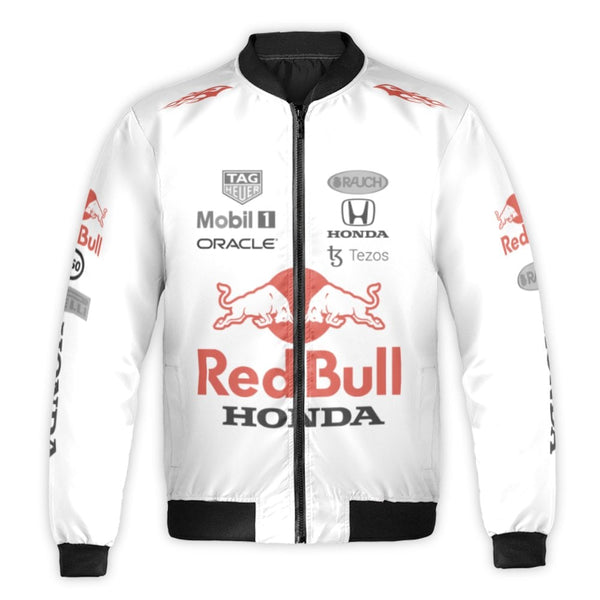 Yuki Tsunoda F1 Bomber Jacket | Red Bull Honda Motorsport Racing Apparel | Durable Nylon Streetwear | Gift For Formula 1 Raci