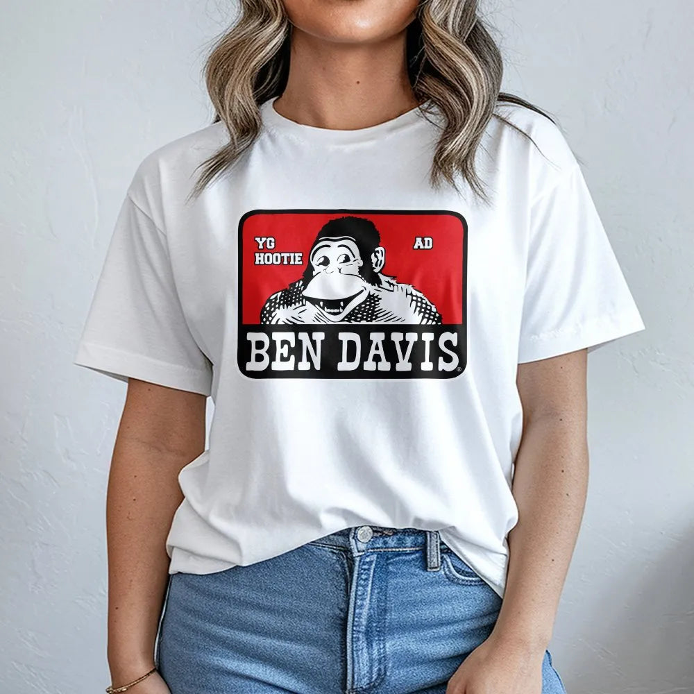 Ben Davis Graphic T-Shirt | Retro 90s Gorilla Logo Design | Premium Cotton Crew Neck | Vintage Streetwear Gift For Men And Wo