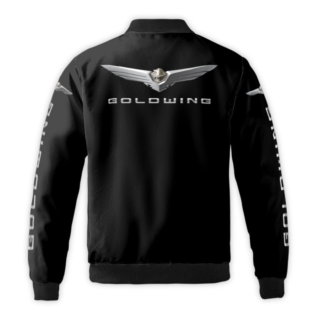 Honda Goldwing Bomber Jacket | Premium Motorcycle Touring Gear | Durable Nylon Shell | Gift for Biker Enthusiasts