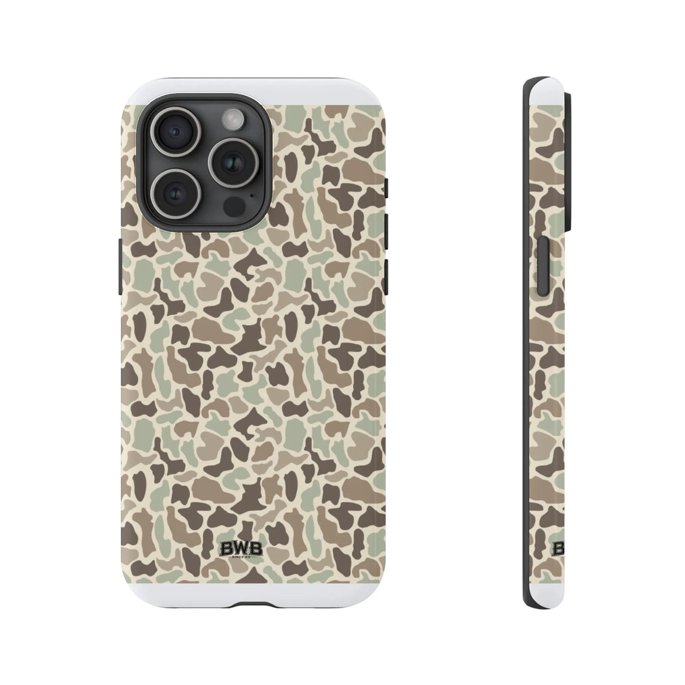 Duck Camo iPhone Case | Rugged Dual-Layer Protection | Polycarbonate & TPU Shell | Premium Protective Cover for Outdoor Enthu