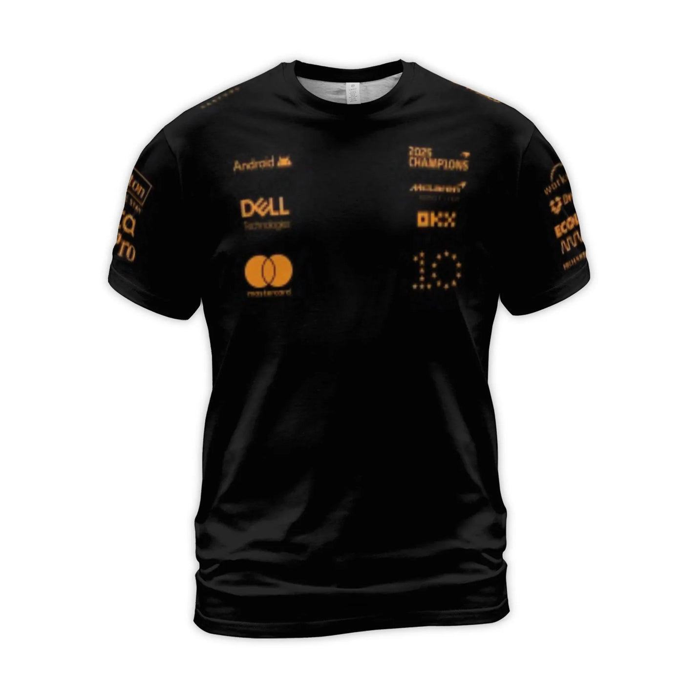 McLaren F1 2024 Constructors Champions T-Shirt | Racing Team Graphic Tee | Premium Polyester Spandex | Gift for Formula 1 Fan