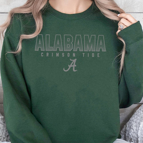 Alabama Crimson Tide Sweatshirt | Vintage College Football Graphic | Premium Cotton Blend Crewneck | Gift for Alumni & Sports