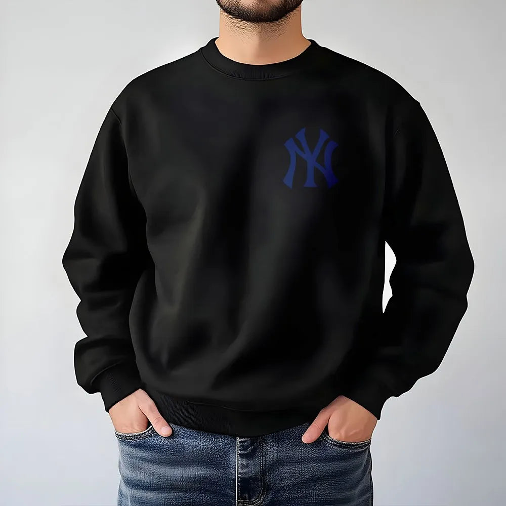 New York Baseball Crewneck | Classic NY Logo Graphic Sweatshirt | Soft Cotton Blend | Unisex Sports Fan Gift for Him and Her
