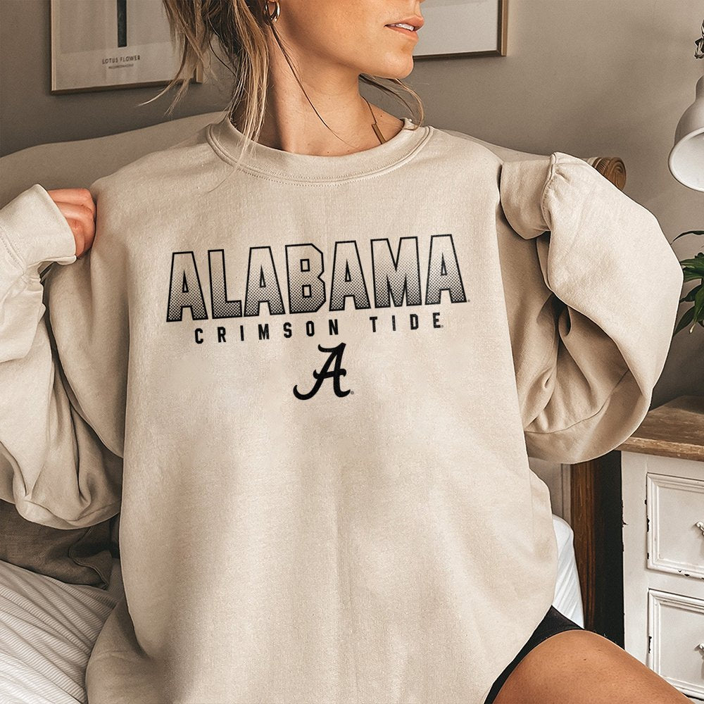 Alabama Crimson Tide Sweatshirt | Vintage College Football Graphic | Premium Cotton Blend Crewneck | Gift for Alumni & Sports