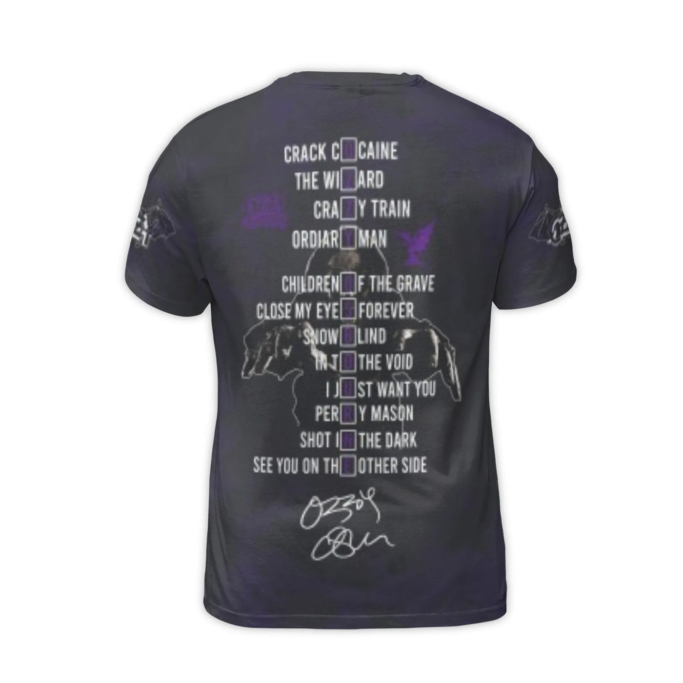 Ozzy Osbourne T-Shirt | 3D All-Over Print Graphic Tee | Premium Polyester Blend | Rock Music Legend Memorial Gift for Fans