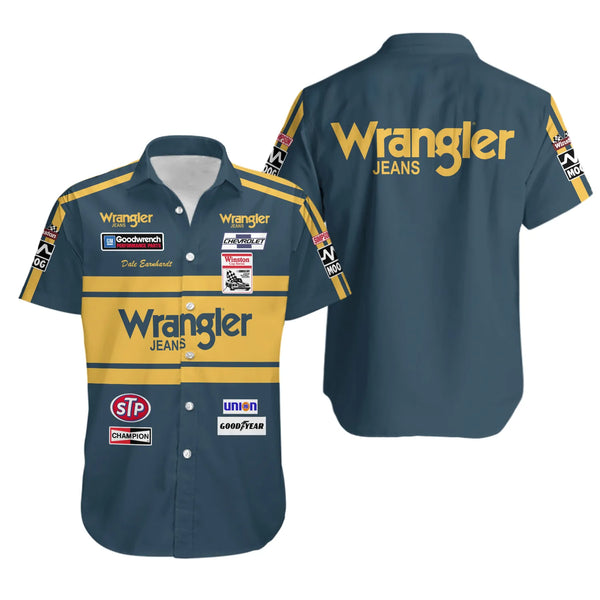 Vintage Racing Button Down Shirt | Dale Earnhardt Inspired Graphic Print | Premium Lightweight Fabric | Motorsport Fan Gift f