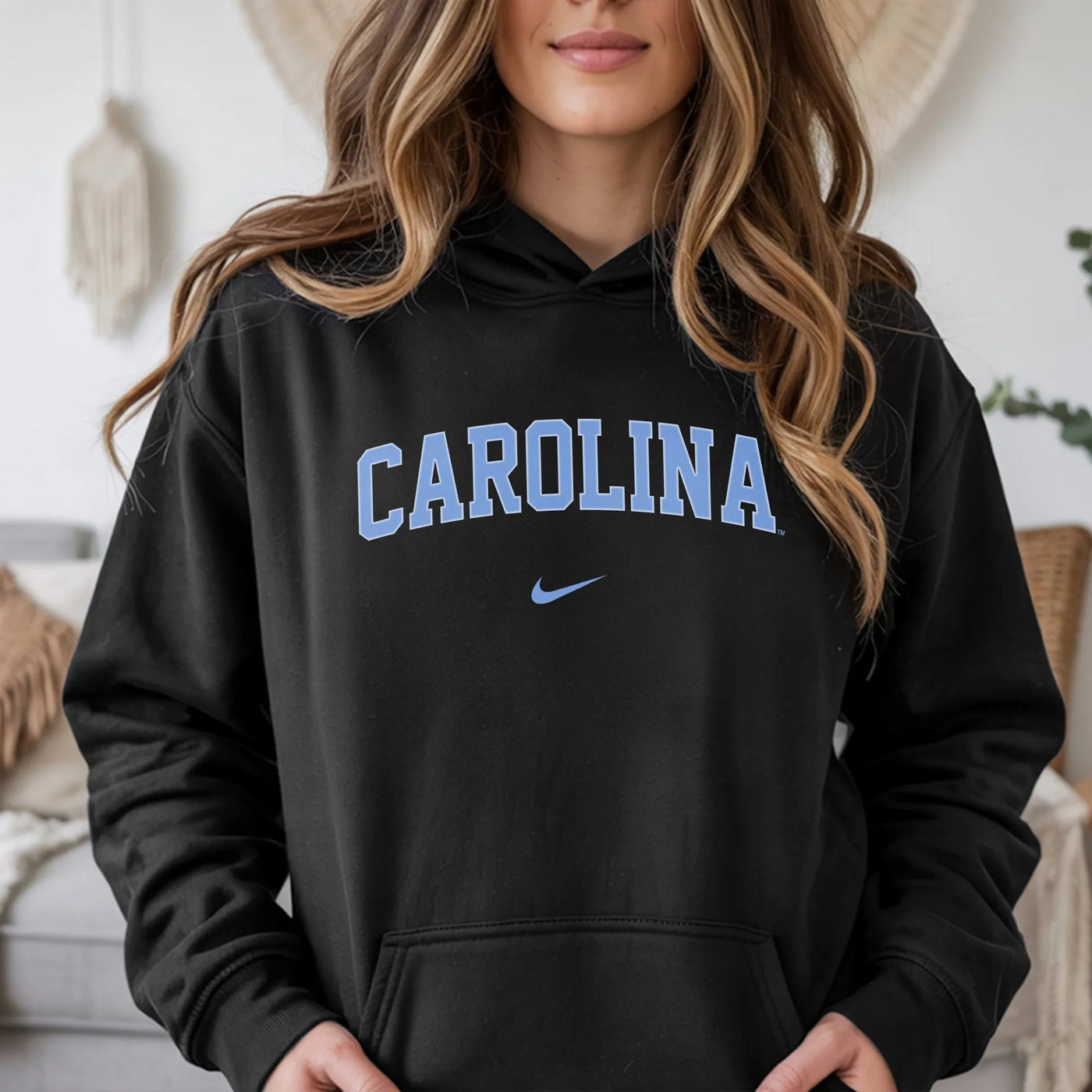 Carolina University Hoodie | Vintage Collegiate Graphic Pullover | Premium Cotton Blend | Unisex Sportswear Gift for Students