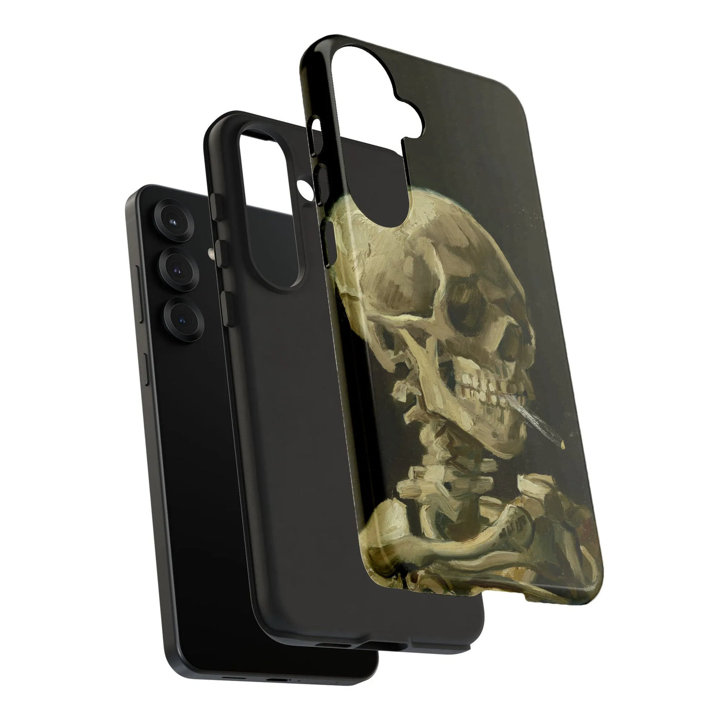 Van Gogh Skull Phone Case | Classic Fine Art Samsung Cover | Dual-Layer Polycarbonate | Premium Artistic Gift For Art Lovers