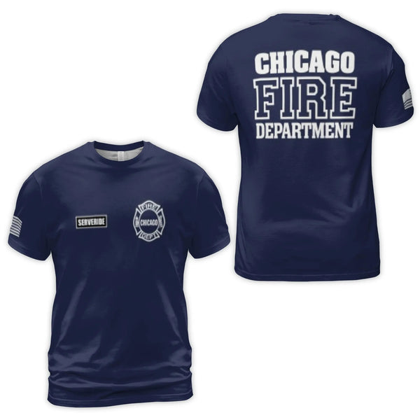 Chicago Fire Department T-Shirt | Kelly Severide Character Fan Tee | Premium Polyester Blend | Gift for Firefighter Enthusias