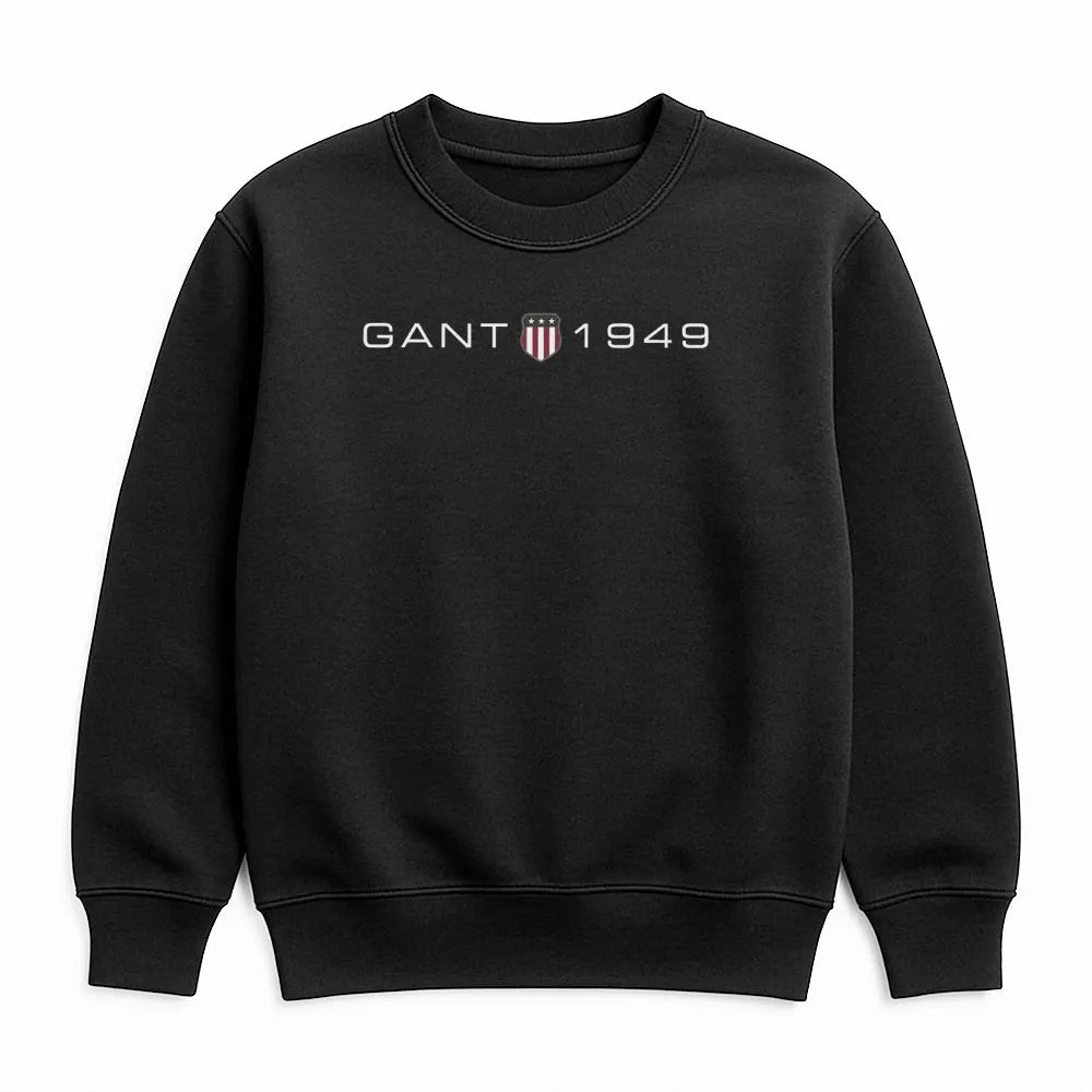 Gant 1949 Logo Sweatshirt | Classic Minimalist Graphic Pullover | Soft Cotton-Polyester Blend | Premium Gift For Men And Wome
