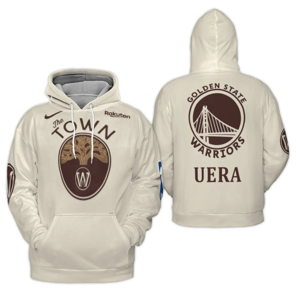Golden State Warriors Hoodie | The Town Oak Tree & Bridge Graphic | Premium Polyester Fleece | Unisex Basketball Fan Gift
