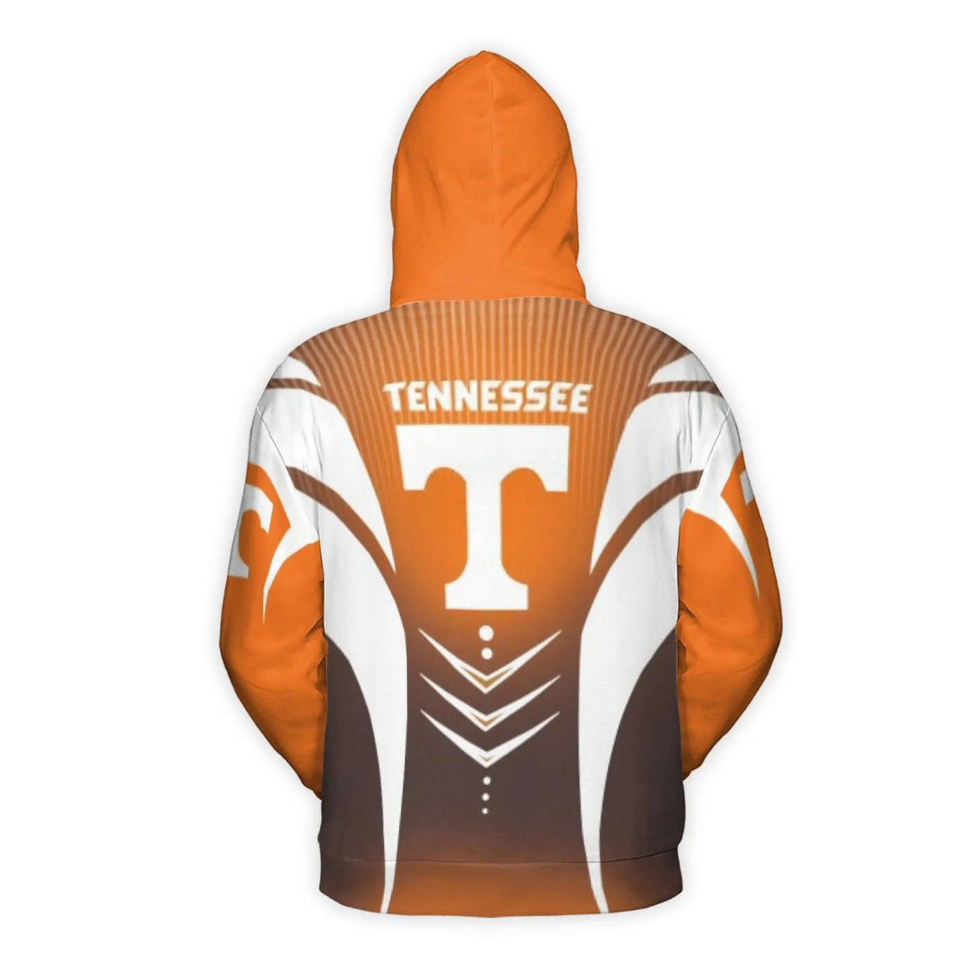 Tennessee Volunteers 3D Hoodie | All-Over Print Graphic Pullover | Premium Polyester Brushed Fleece | Unisex Fan Apparel Gift