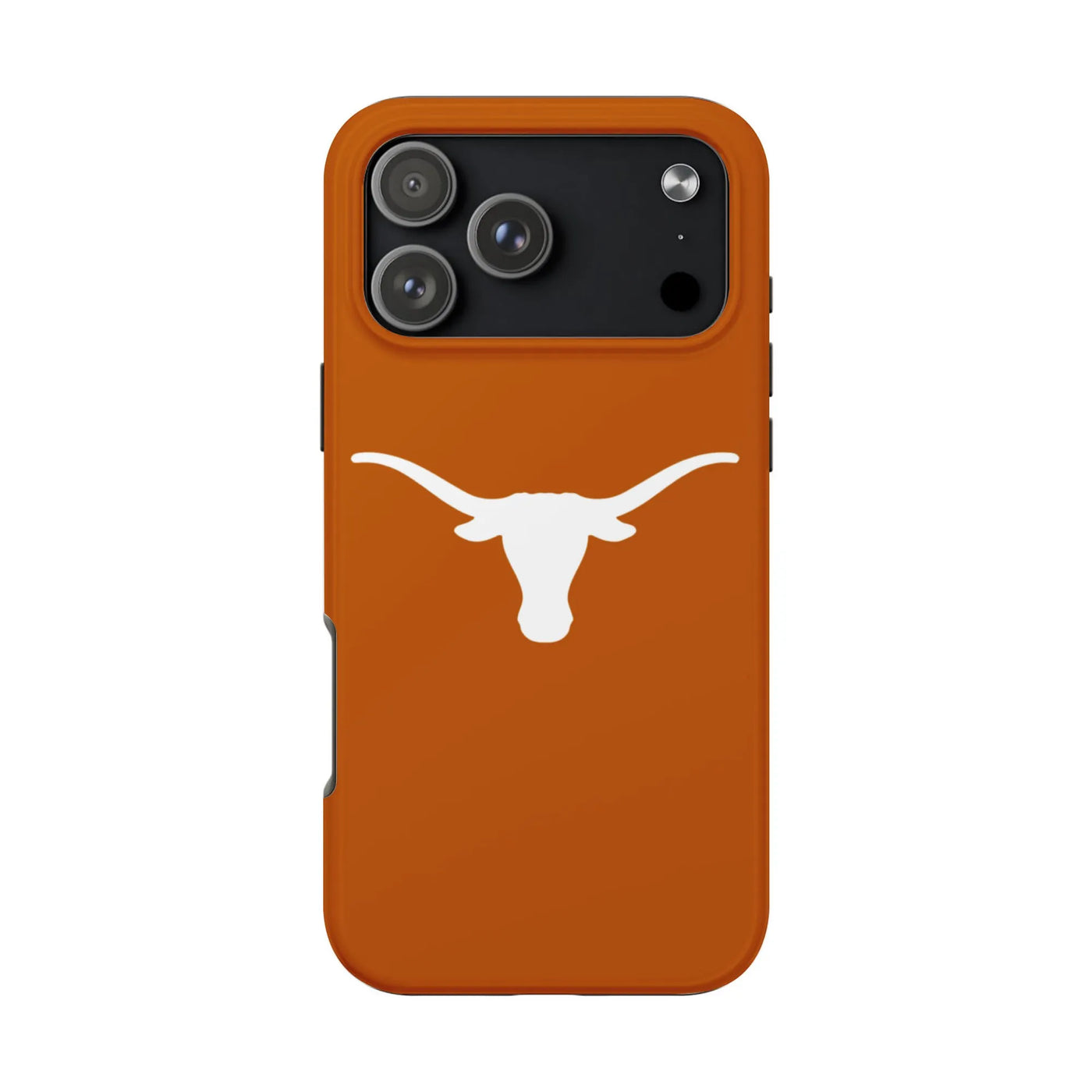 Texas Longhorns iPhone Case | UT Austin Steer Logo Phone Cover | Tough Dual-Layer Protection | College Football Fan Gift for 