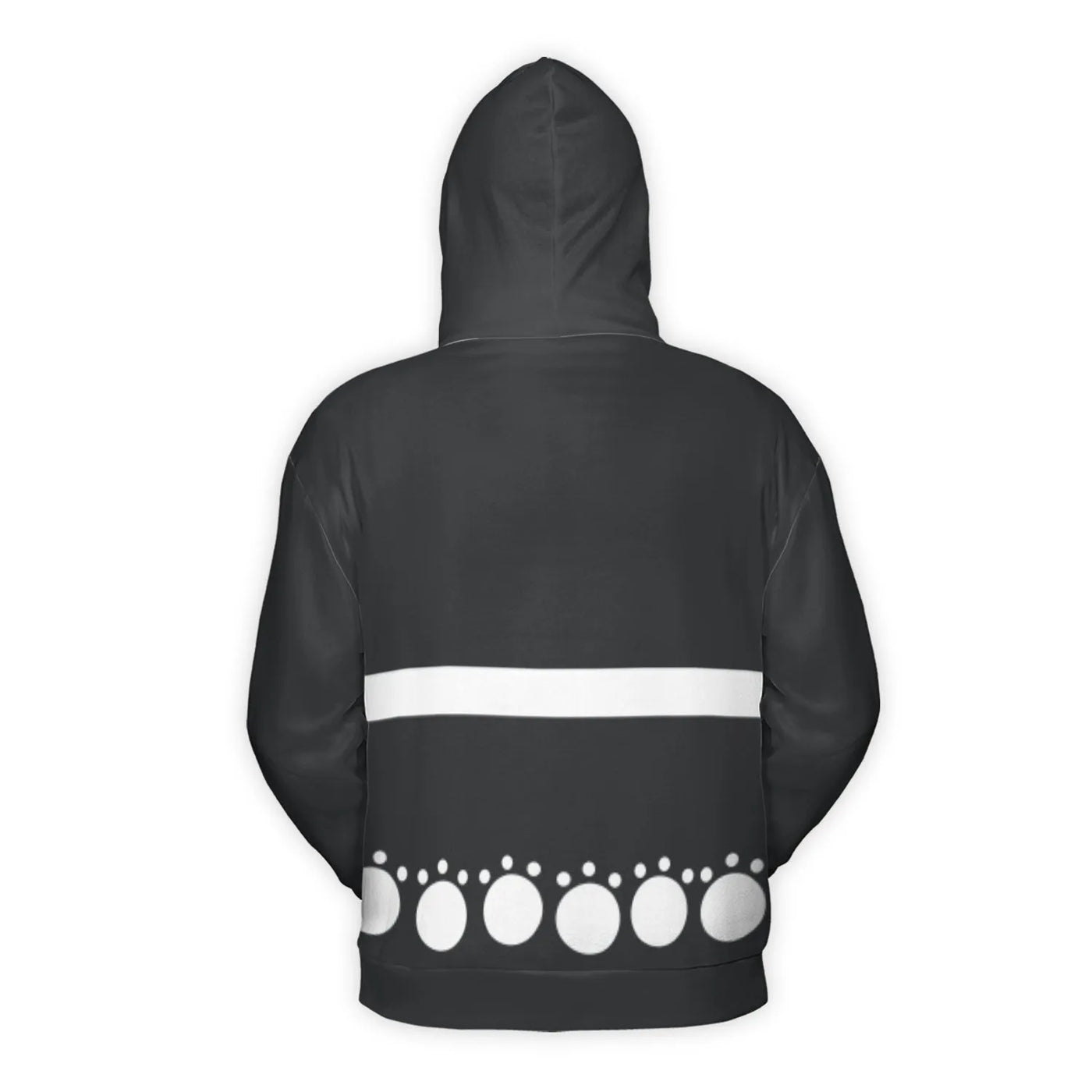 Anime Character Hoodie | Bartholomew Kuma Symbol 3D Pullover | Premium Polyester Fleece | Gift for One Piece Fans & Cosplay E