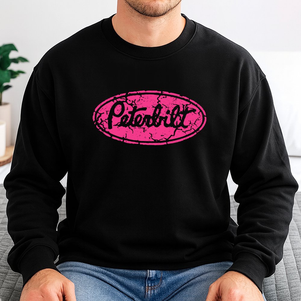 Peterbilt Logo Sweatshirt | Vintage Distressed Graphic Crewneck | Premium Cotton Blend | Gift For Trucker & Diesel Mechanic