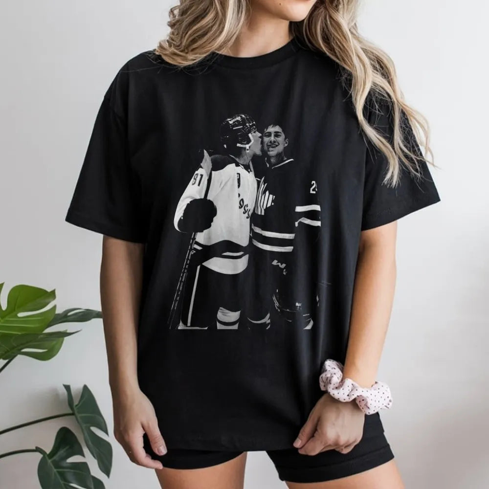 Heated Rivalry Hockey T-Shirt | Shane and Ilya Graphic Tee | Premium Cotton Fan Apparel | Gift for Book Lovers and Sports Dra