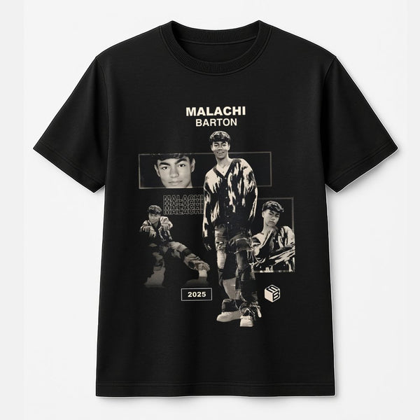 Malachi Barton Graphic T-Shirt | Collage Photo 2025 Tour Design | 100% Cotton Premium Quality | Fan Merch Gift for Teens and 
