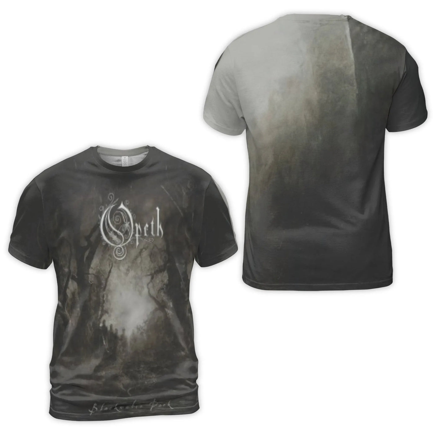 Opeth T-Shirt | Blackwater Park Album Cover All-Over Print | Premium Polyester Spandex | Metal Music Fan Gift