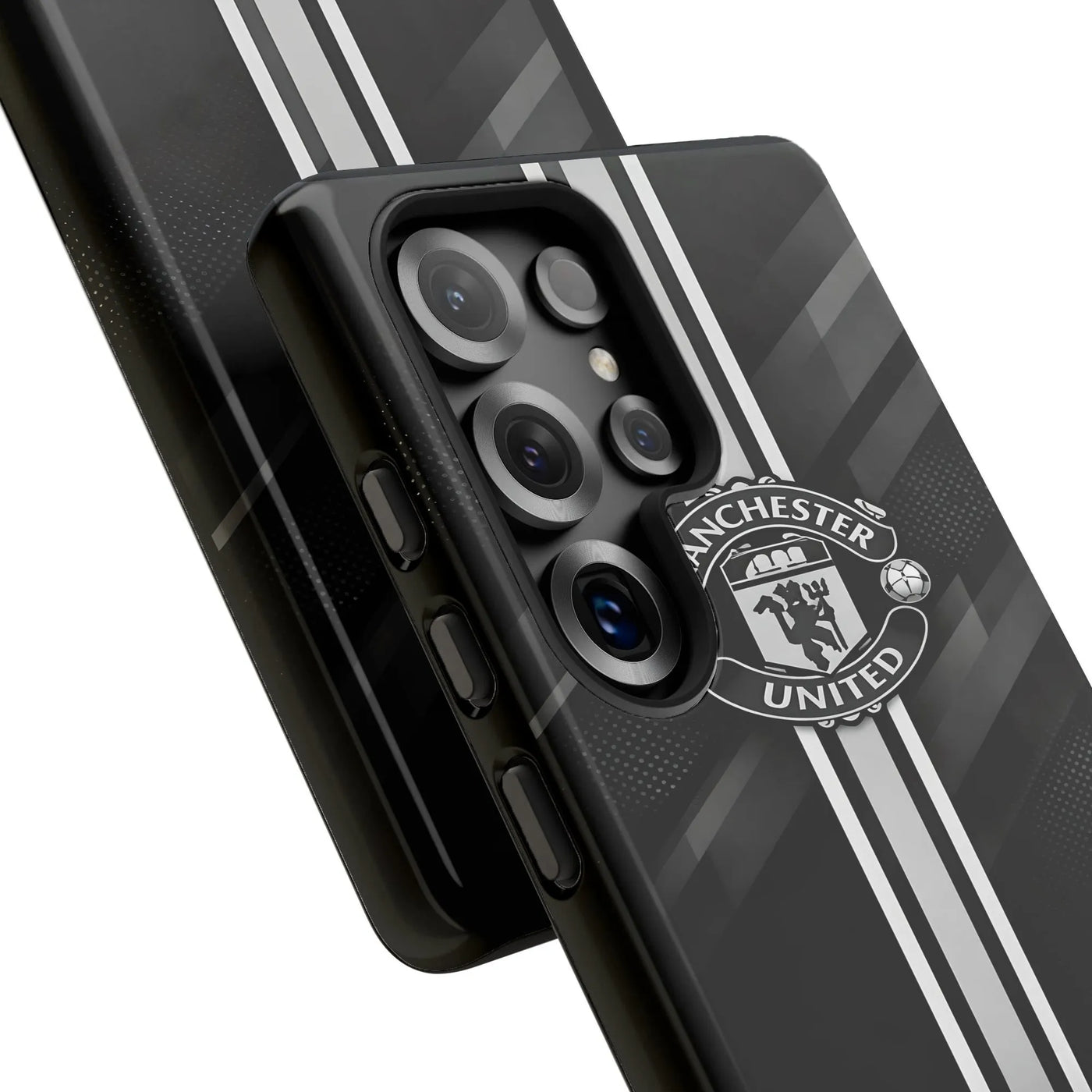 Manchester United Samsung Case | Soccer Team Crest Tough Cover | Dual-Layer Shockproof Shell | Collector's Gift for Football 