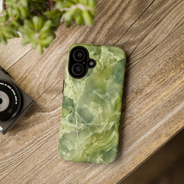 Green Marble iPhone Case | Elegant Stone Texture Design | Premium Dual-Layer Protection | Stylish Protective Cover for iPhone