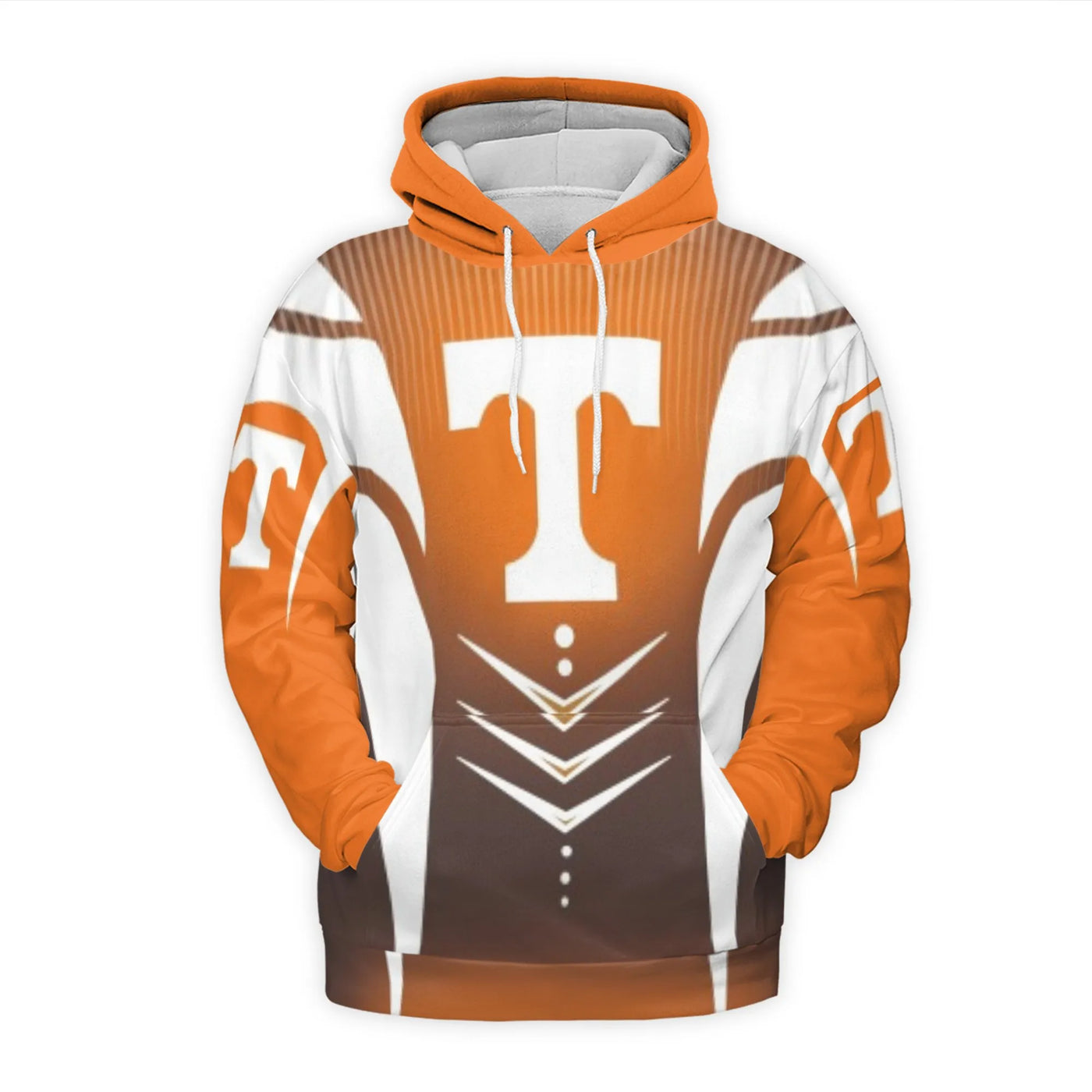 Tennessee Volunteers 3D Hoodie | All-Over Print Graphic Pullover | Premium Polyester Brushed Fleece | Unisex Fan Apparel Gift