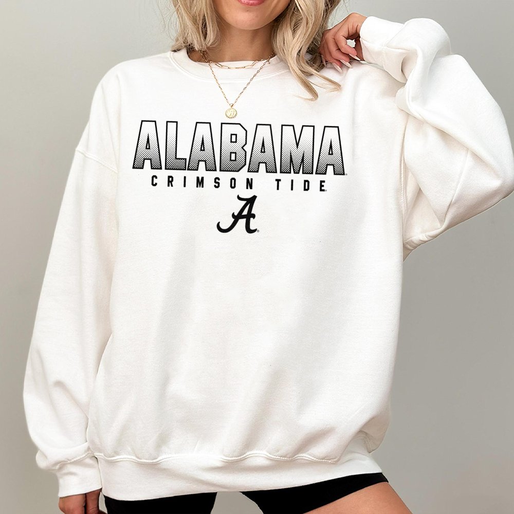 Alabama Crimson Tide Sweatshirt | Vintage College Football Graphic | Premium Cotton Blend Crewneck | Gift for Alumni & Sports