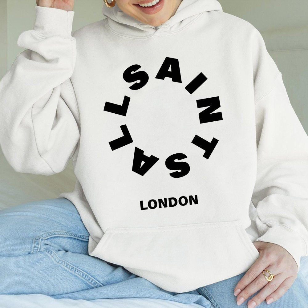 Graphic Hoodie Unisex | Circular Logo Streetwear Print | Premium Cotton-Poly Blend | Comfortable Pullover for Men and Women
