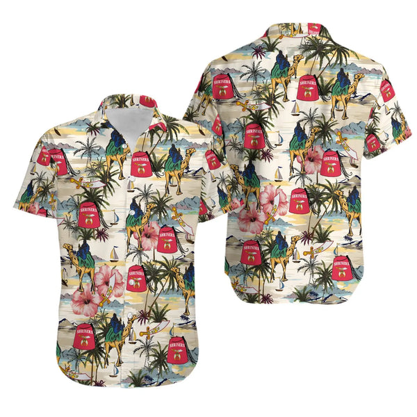 Shriners Hawaiian Shirt | Tropical Oasis Print | Lightweight Wrinkle-Resistant Fabric | Premium Gift for Men
