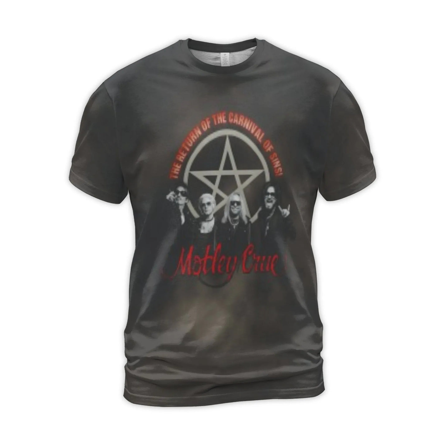 Motley Crue 2026 Tour T-Shirt | Carnival of Sins Graphic Tee | Premium Polyester Blend | Band Merch Gift for Rock Fans
