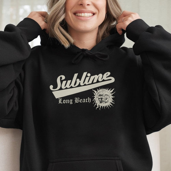 Sublime Band Hoodie | Long Beach California Rock Graphic | Premium Cotton Blend | Unisex 90s Vintage Style Gift for Music Fan
