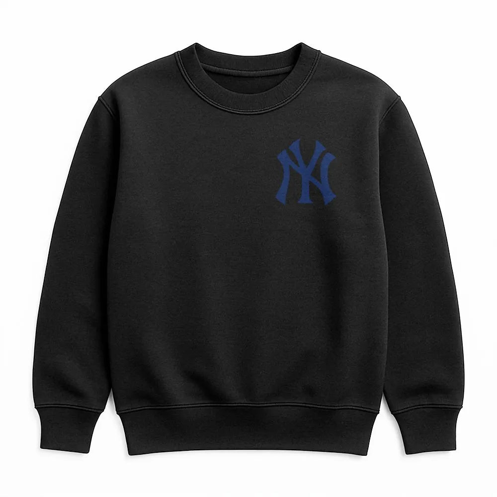 New York Baseball Crewneck | Classic NY Logo Graphic Sweatshirt | Soft Cotton Blend | Unisex Sports Fan Gift for Him and Her