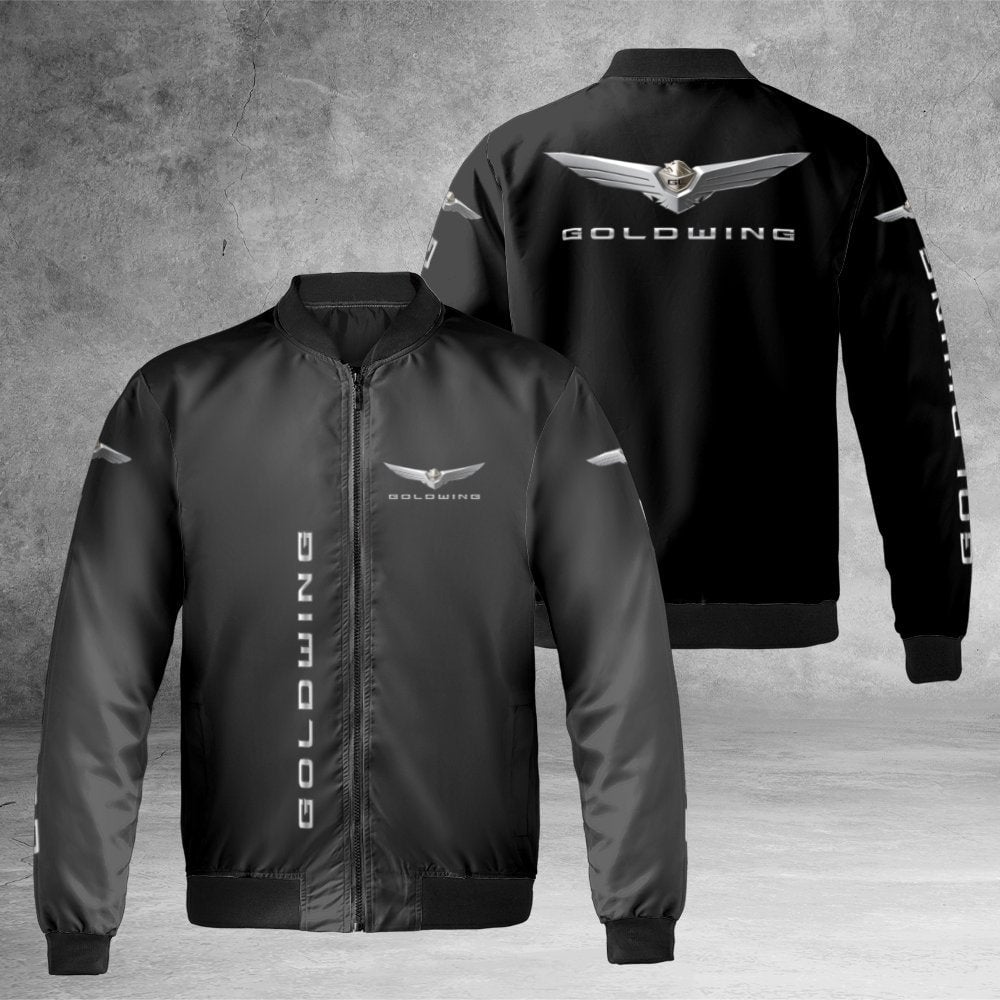 Honda Goldwing Bomber Jacket | Premium Motorcycle Touring Gear | Durable Nylon Shell | Gift for Biker Enthusiasts