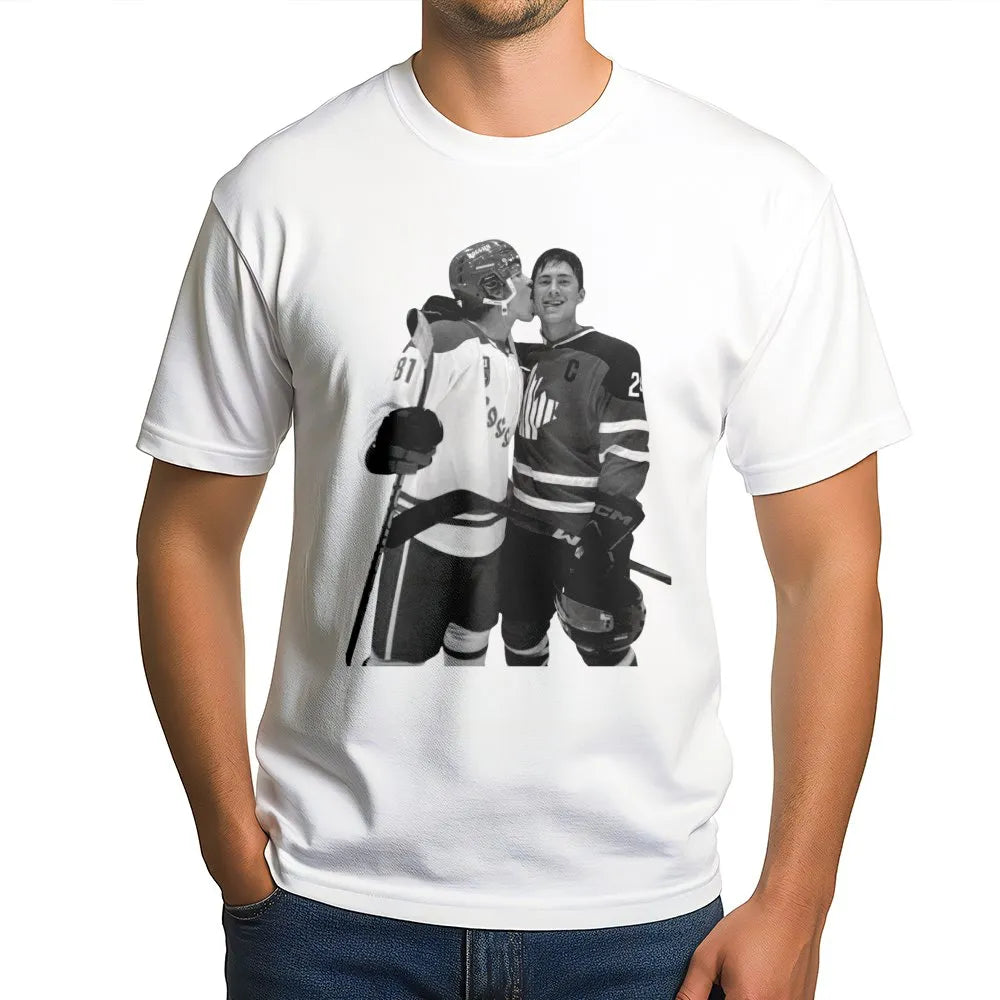 Heated Rivalry Hockey T-Shirt | Shane and Ilya Graphic Tee | Premium Cotton Fan Apparel | Gift for Book Lovers and Sports Dra