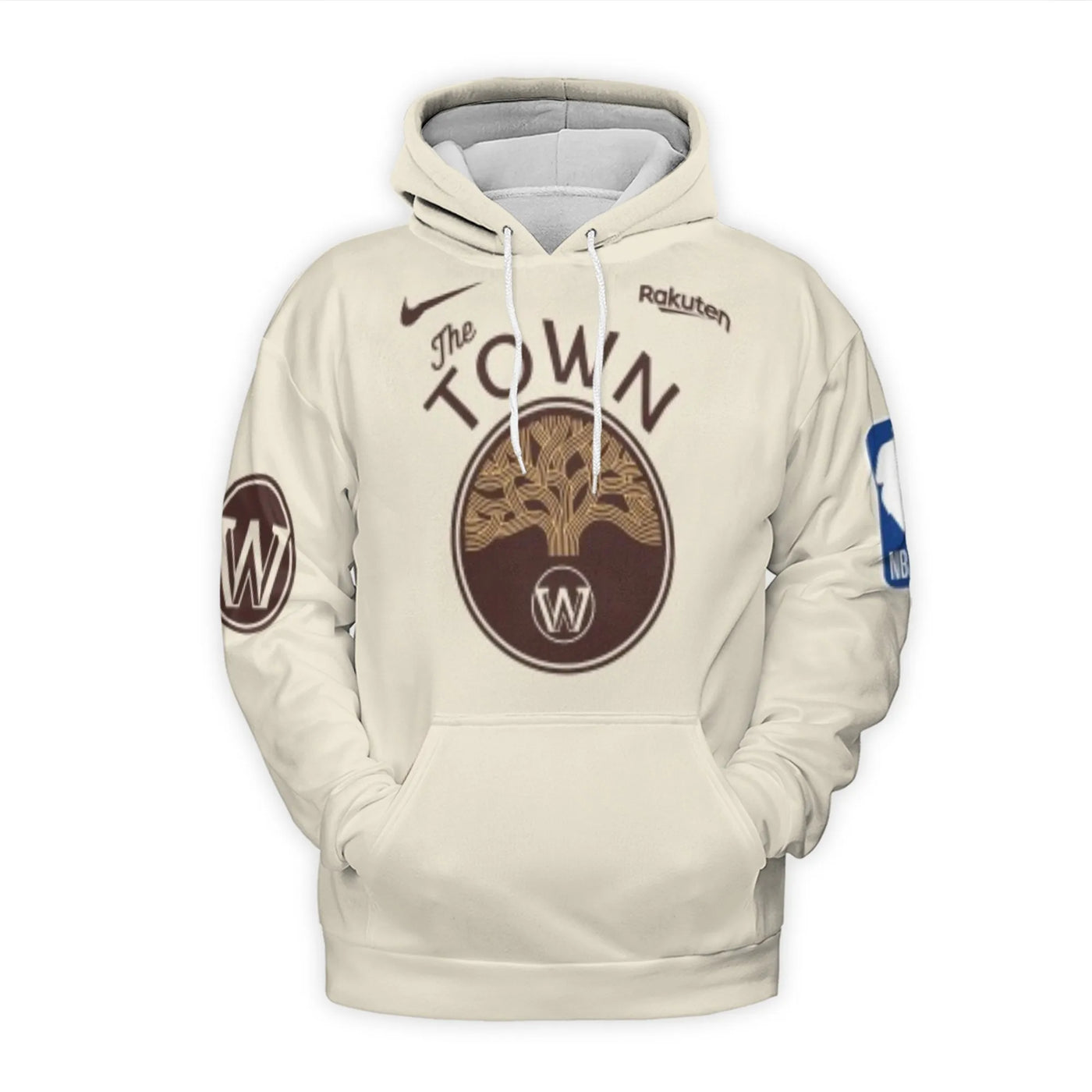 Golden State Warriors Hoodie | The Town Oak Tree & Bridge Graphic | Premium Polyester Fleece | Unisex Basketball Fan Gift
