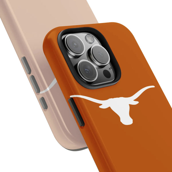 Texas Longhorns iPhone Case | UT Austin Steer Logo Phone Cover | Tough Dual-Layer Protection | College Football Fan Gift for 