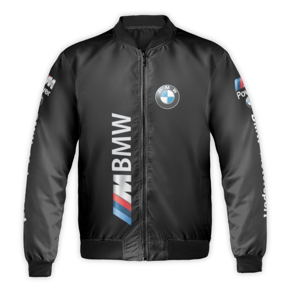 Motorsport Bomber Jacket | Performance Car Graphic Print | Durable Nylon Shell | Premium Gift for German Auto Enthusiasts